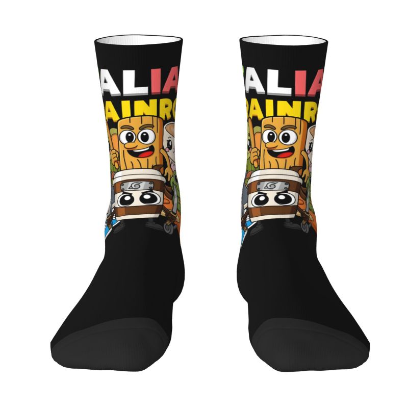 Dress Sock Men - ถุงเท้าลายการ์ตูนสัตว์แฟชั่นอิตาเลียนแบบกำหนดเองสำหรับผู้ชายและผู้หญิง ถุงเท้าข้อสั้นอุ่นสบาย