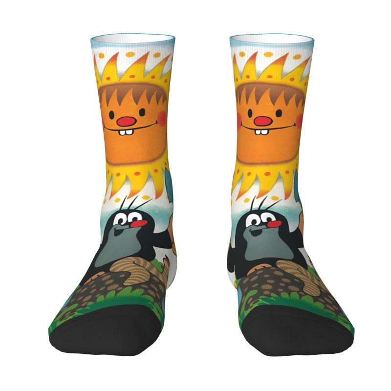 Dress Sock Men - ถุงเท้าข้อสั้นลายหนูตัวน้อย สำหรับผู้ชายและผู้หญิง ลายการ์ตูนน่ารัก แปลกใหม่ เหมาะสำหรับฤดูใบไม้ผลิ ฤดูร้อน