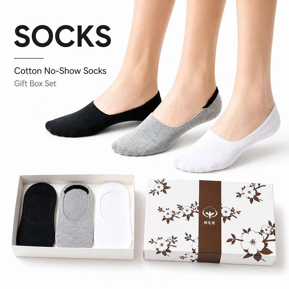 ถุงเท้าข้อสั้นแบบซ่อน 6 คู่ สำ - Invisibility Sock Loafer บทวิจารณ์และราคา