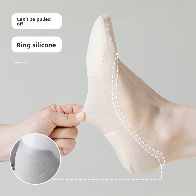ถุงเท้าผู้หญิงแบบซ่อน 5 คู่ ชุ - Invisibility Sock Loafer บทวิจารณ์และราคา