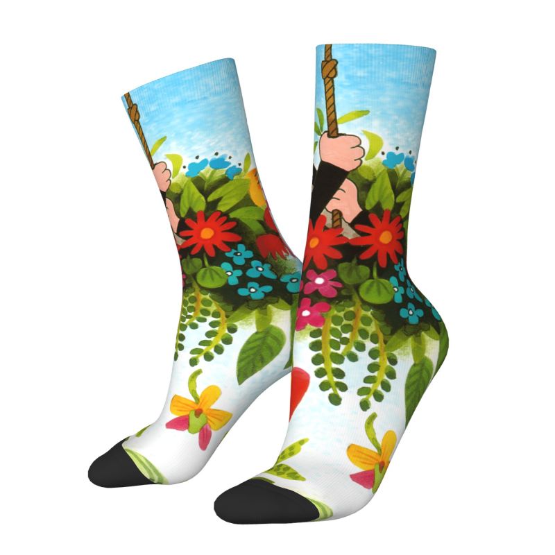 ถุงเท้าลายการ์ตูน 3 มิติ น่ารั - Dress Sock Men บทวิจารณ์และราคา