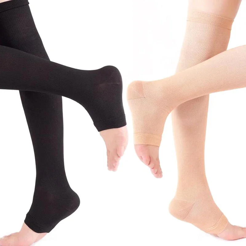ถุงเท้ารัดน่องแบบยาวถึงเข่า 1  - Compression Sleeve Calf บทวิจารณ์และราคา