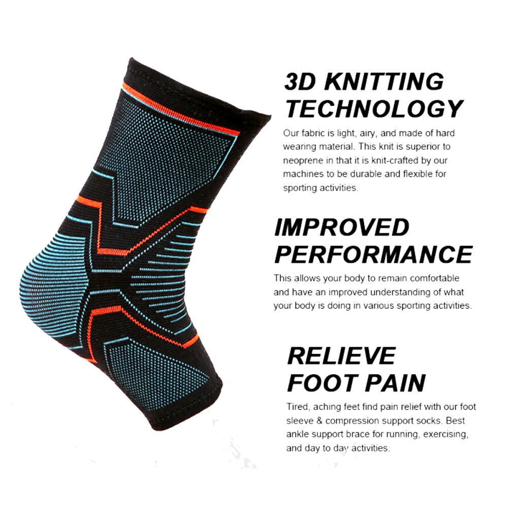1 ชิ้นข้อเท้ารั้งการบีบอัดแขนก - Ankle Brace Sock บทวิจารณ์และราคา