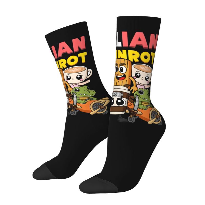 ถุงเท้าลายการ์ตูนสัตว์แฟชั่นอิ - Dress Sock Men บทวิจารณ์และราคา