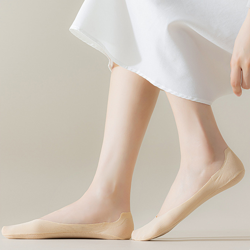 1/3/5 คู่ ถุงเท้าผู้หญิงแบบไม่ - Invisibility Sock Loafer บทวิจารณ์และราคา