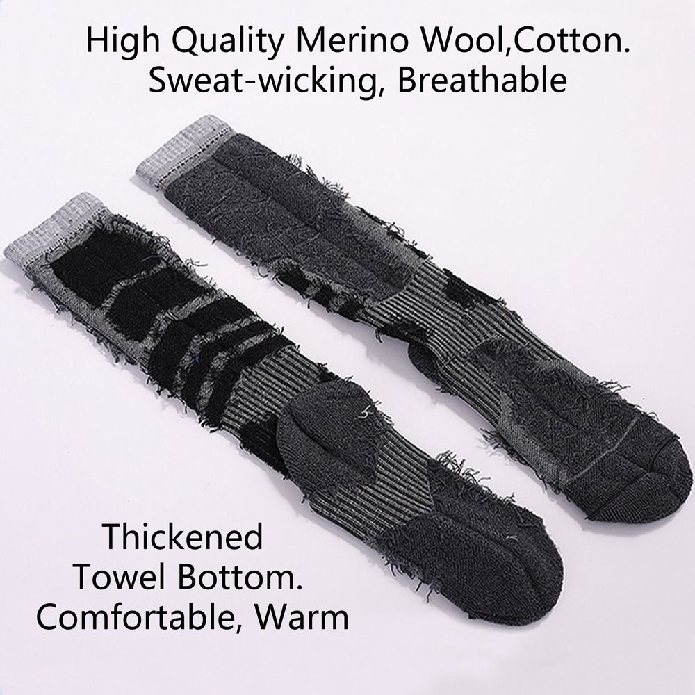 ถุงเท้ากีฬากลางแจ้งขนแกะเมอริโ - Wool Hiking Sock บทวิจารณ์และราคา